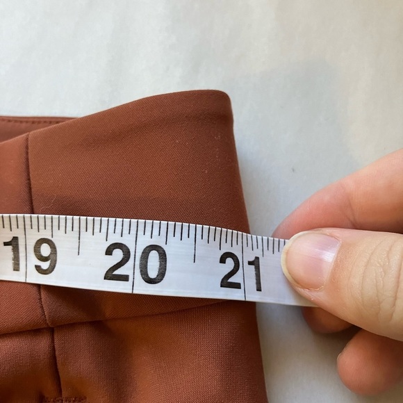Athleta The Stellar Skinny Trouser Sz 22 Burnt Orange Casual Pull On Pocket - Picture 5 of 7